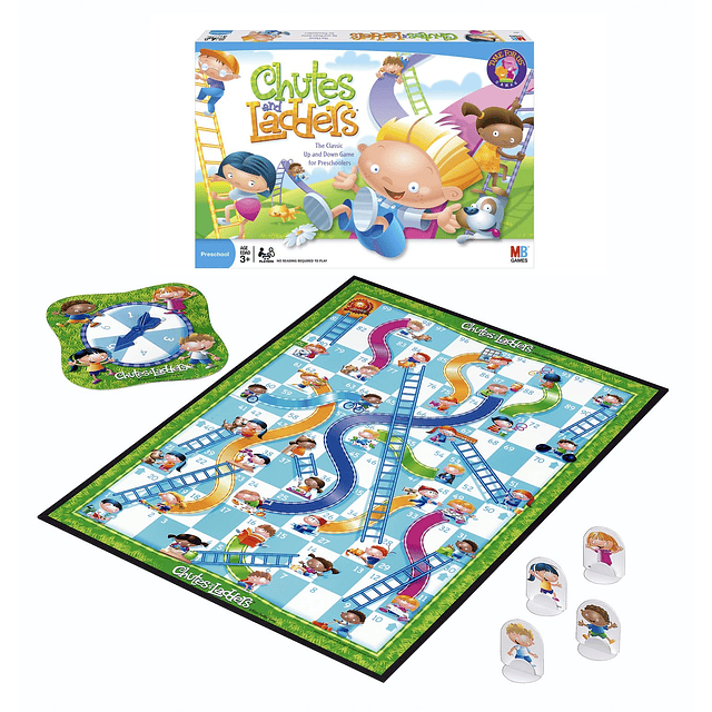 Juego de mesa Chutes and Ladders | 2 a 4 jugadores | Regalos