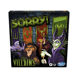 ¡Lo siento! Juego de mesa Disney Villains Edition Kids Game,