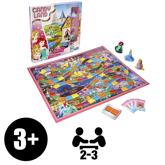 Candy Land Disney Princess Edition Juego de mesa, juegos pre