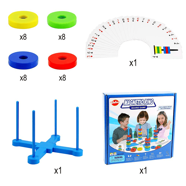 Juego magnético de tablero para niños, juego de corresponden