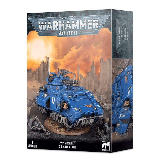 Warhammer 40k - Gladiador marino espacial negro GAW48-37-99-