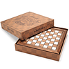 Juego de ajedrez magnético de madera, juego de mesa de ajedr