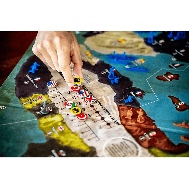 Axis & Allies WWI 1914 un juego de mesa de guerra estratégi