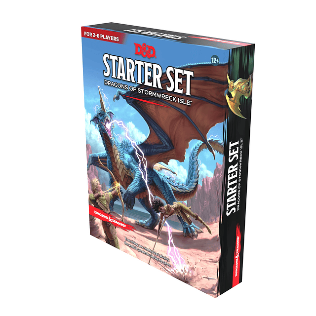 D&D Starter Set Dragones de Stormwreck Isle, para edades de