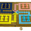 Pachisi - Juego de mesa familiar de madera tradicional/clási