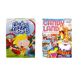 Juego de Toboganes y Escaleras + Juego Candy Land – Paquete