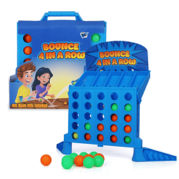 Bounce 4 in a Row - Estuche de almacenamiento apto para viaj