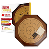 Crokinole 2 en 1 Color Madera Marrón | Juego de mesa clásico