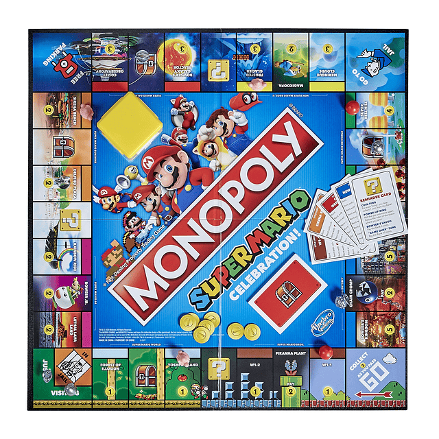 Monopoly Super Mario Celebration Edition Juego de mesa para