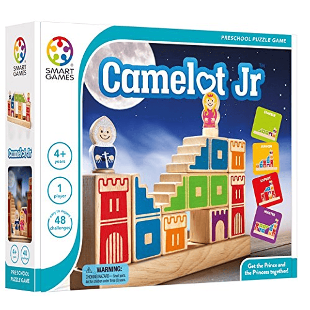 Camelot Jr. Juego de rompecabezas de madera para desarrollar