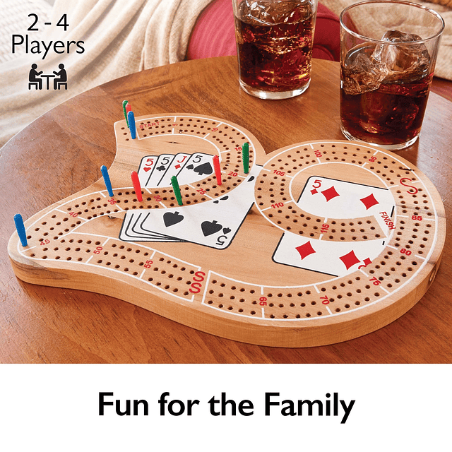 Mainstreet Classics Juego de mesa de madera "29" Cribbage