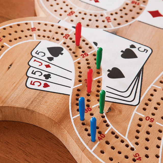 Mainstreet Classics Juego de mesa de madera "29" Cribbage