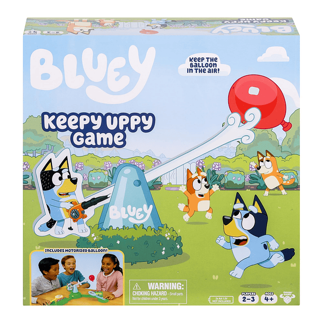 Juego BLUEY Keepy Uppy. Ayuda, bingo y chile a mantener el g