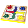 Juego de mesa Ludo de madera de 12 pulgadas – Serpientes y e