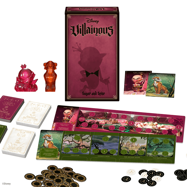 Disney Villainous Juego de mesa y cartas de estrategia famil