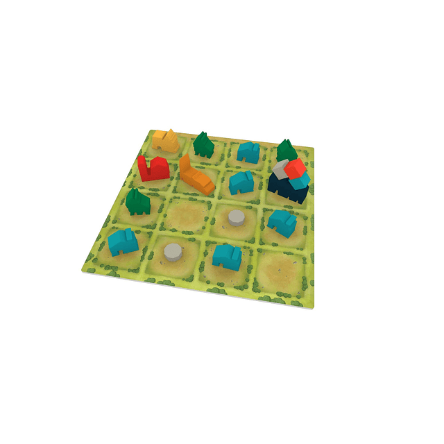 Tiny Towns juego de mesa galardonado, juego básico, de 1 a 6