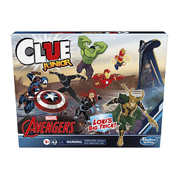 Clue Junior Marvel Avengers Edition Juego de mesa para niños