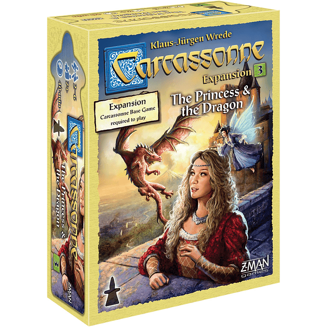 Carcassonne La Princesa y el Dragón EXPANSIÓN del juego de m