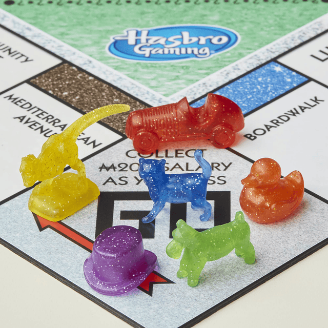 Hasbro Gaming Sparkle Edition Juego de mesa, juegos familiar