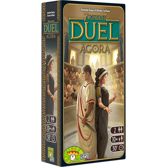 EXPANSIÓN del juego de mesa 7 Wonders Duel Agora | Juego par