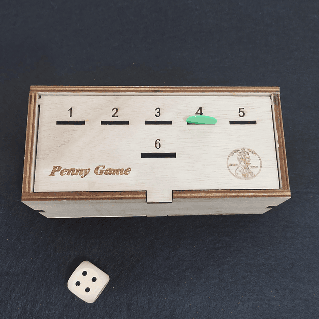 Penny Game divertido juego de mesa que funciona con centavos