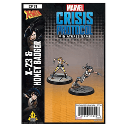 Marvel Crisis Protocol X-23 y paquete de personajes Honey Ba