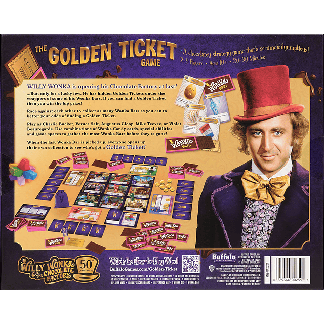 - El juego del billete dorado de Willy Wonka, 10 años