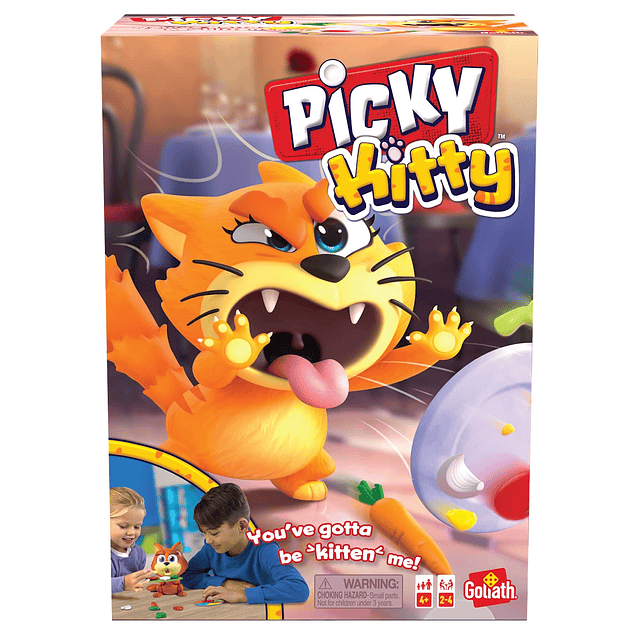 Picky Kitty - El juego Alimenta al gatito con sus verduras a