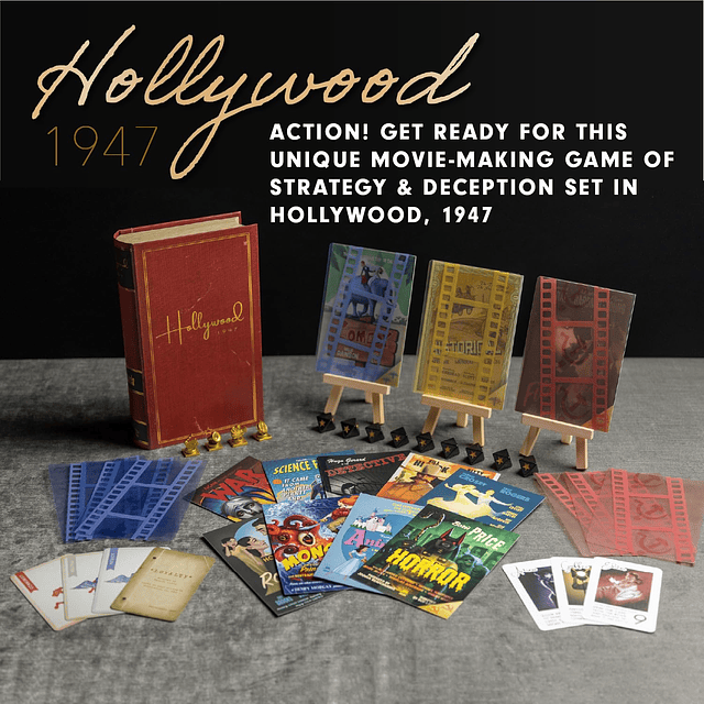 Juego de mesa Hollywood 1947 - Un juego de creación de pelíc