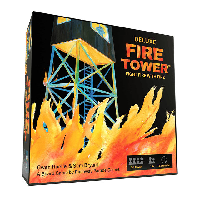 Deluxe Fire Tower Juego de mesa combate el fuego con fuego e