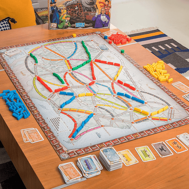 Juego de mesa Ticket to Ride ¡una aventura en tren a campo t