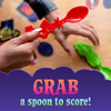 Disney Villains Sinister Spoons Party Game para 4-8 jugadore