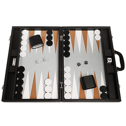 Juego de backgammon premium de 19 pulgadas - Tamaño grande -