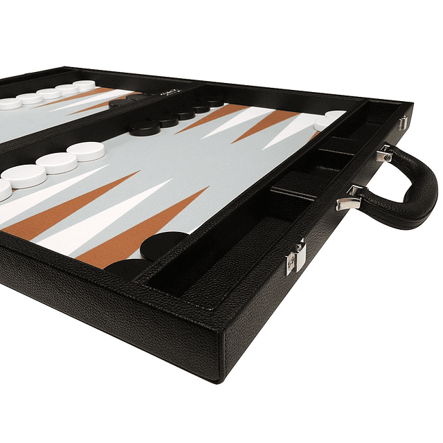 Juego de backgammon premium de 19 pulgadas - Tamaño grande -