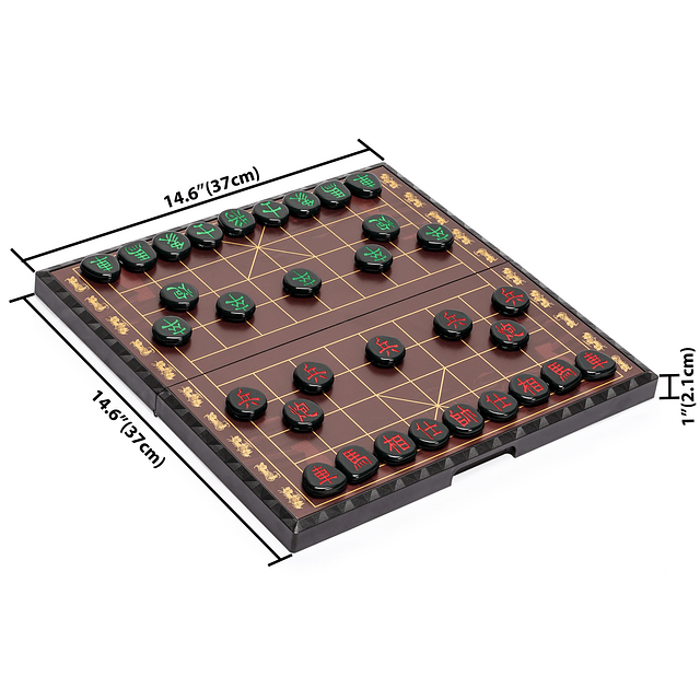 Juego de mesa de viaje magnético Xiangqi de ajedrez chino gr