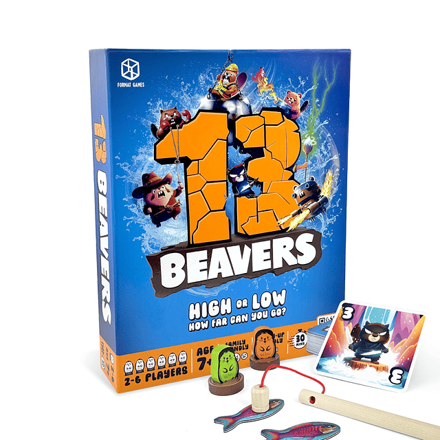 Juegos de formato Juego de mesa 13 Beavers ¡El fascinante vi