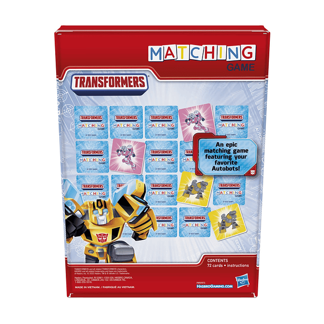 Transformers juego de combinación para niños de 3 años en ad