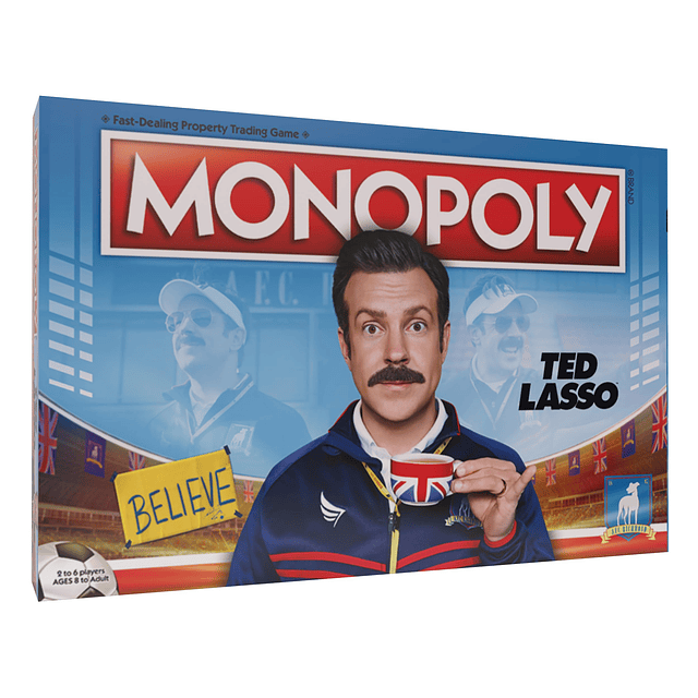 Monopolio Ted Lasso | Juego de mesa coleccionable con licenc