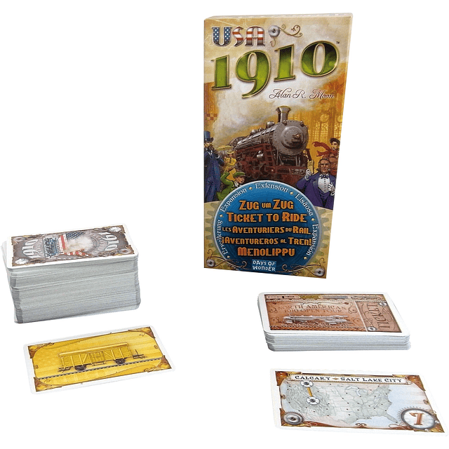 EXPANSIÓN del juego de mesa Ticket to Ride USA 1910 juego de