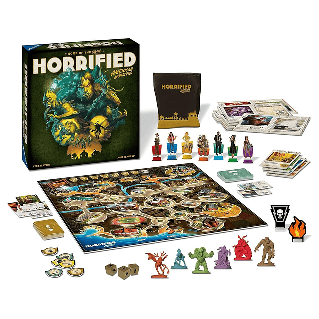 Horrified Juego de mesa de estrategia American Monsters juga