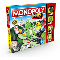 Monopoly Junior Juego de mesa para niños de 5 años en adelan