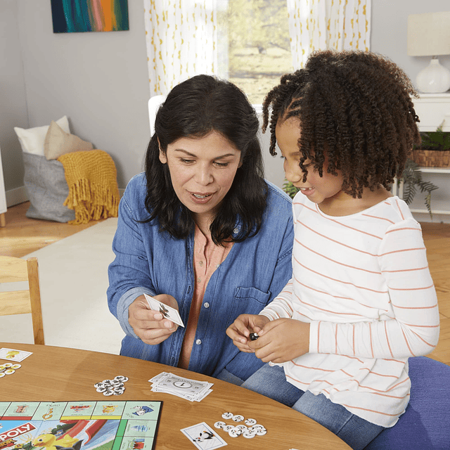 Monopoly Junior Juego de mesa para niños de 5 años en adelan