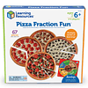 Pizza Fraction Fun Game, 13 fracciones de pizza, juego de 67