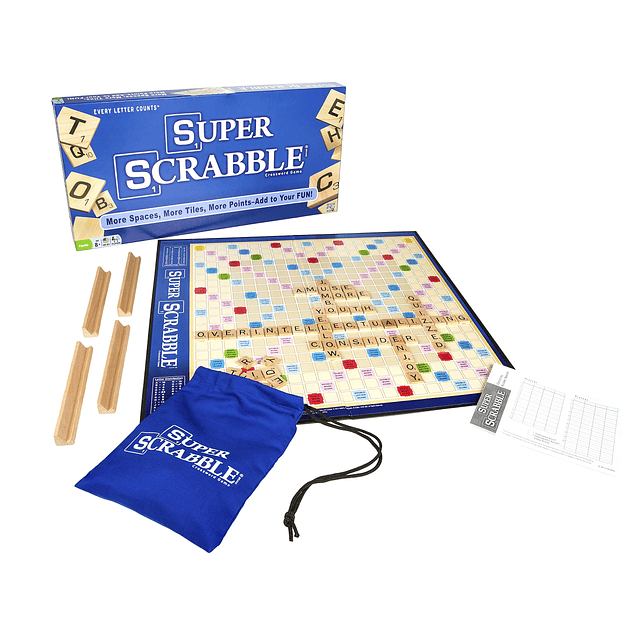 Super Scrabble la versión de gran tamaño del mejor juego de