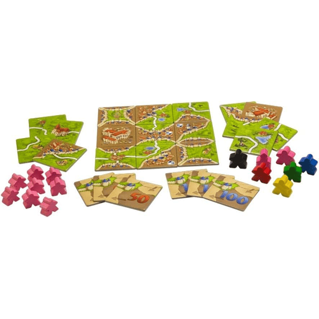 Expansión Carcassonne Inns & Cathedrals juego de mesa mediev