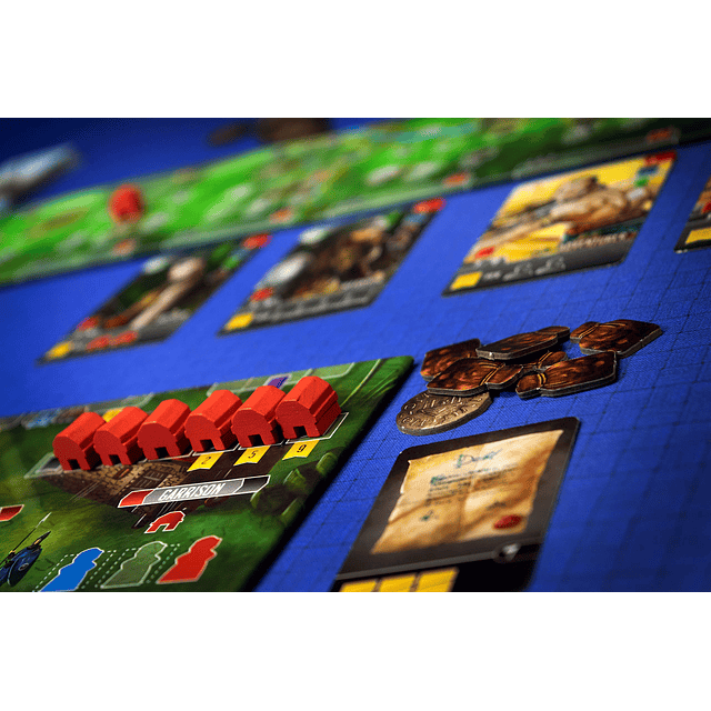 Juego de mesa de estrategia Paladins of The West Kingdom, de