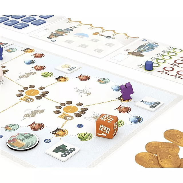 Tokaido Duo - , juego de mesa de aventura y exploración ambi