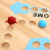 Original Marble Game Wahoo Juego de Mesa de Madera Pintada d