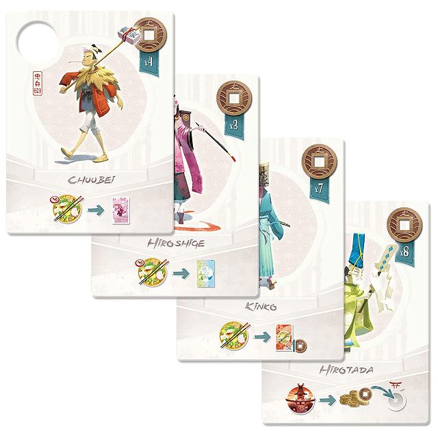 Juego de mesa Tokaido Deluxe juego de estrategia de aventura