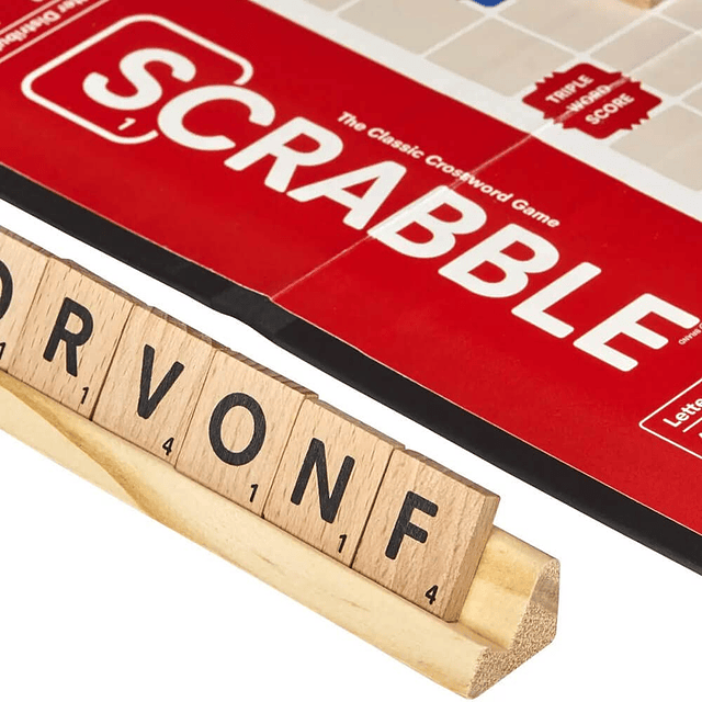 Scrabble Juego de mesa,Juego de palabras para niños de 8 año